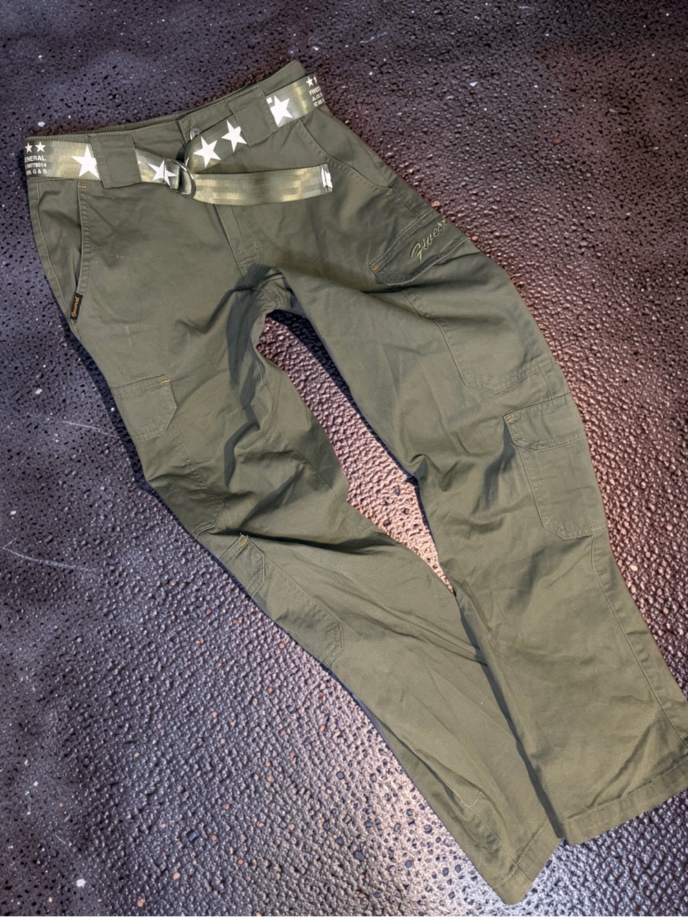 Five Star Olive Green Women's Cargo Trousers